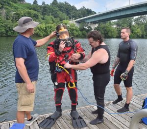 MFD Dive Rescue Team took Thursday for training